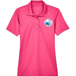 เสื้อโปโลปักลายตราสัญลักษณ์สำหรับผู้หญิง แจ็คแอนด์จิล แขนสั้น คอปกติดกระดุม สไตล์ลำลอง แฟชั่นทันสมัย รับสั่งทำโลโก้ - Product Image 2