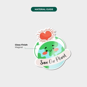 Aimants personnalisés, aimants imprimés pour réfrigérateur, autocollants magnétiques flexibles, aimant promotionnel pour réfrigérateur - Product Image 4