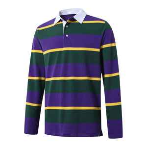 Chemises de rugby pour hommes personnalisées de haute qualité, 100% coton respirant, manches courtes, vêtements de sport OEM, polos - Product Image 1