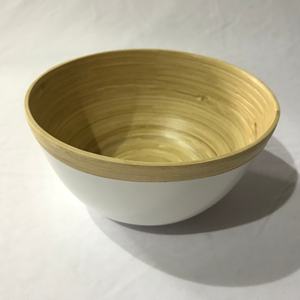 ชามผสมอาหารไม้ไผ่แบบหมุนทำมือชามผสมและเซิร์ฟเวอร์จากเวียดนาม - Product Image 1