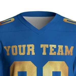 Camisetas de Fútbol Americano Sublimadas Personalizadas, 100% Poliéster, con Nombre del Equipo, Número, Colores y Tallas Personalizables, Logotipo Personalizado - Product Image 3