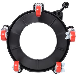 Carrello Porta Secchio da 11 1/4 Pollici con 5 Ruote Girevoli, Carrello Rimovibile per Secchi da 5 Galloni, Facile da Spostare, Rotazione a 360 Gradi - Product Image 5