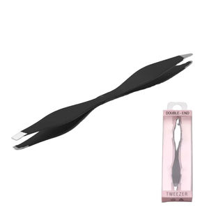 Pinza para cejas de doble cara de acero inoxidable, diseño ergonómico para un arco natural perfecto, pinza para cejas de doble cara - Product Image 6