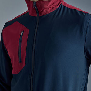 Pantalones Deportivos Casuales de Poliéster para Hombre con Logotipo Personalizado, Cierre de Cremallera, Ropa Deportiva, Corte Ajustado, Trajes Deportivos Sólidos Personalizados, Transpirables - Product Image 5