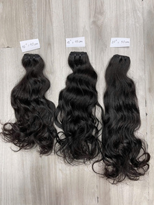 Extensiones de Cabello Humano 100% Natural Ondulado, Color Natural Disponible en Stock, 12-34 Pulgadas - Product Image 4
