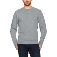 Sweat-shirt à col rond surdimensionné en coton, personnalisable avec un MOQ faible, à manches longues, en vente