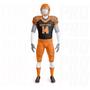 Uniformes de Fútbol Americano Estilo Profesional, Kits de Equipo con Logotipo Personalizado, Talla XL, Ropa Deportiva Directa de Fábrica, Paquete de Proveedor OEM/ODM - Product Image 3
