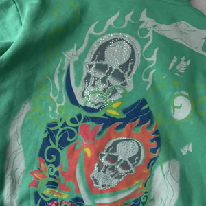 Sudadera con Capucha Moderna de Estilo Urbano con Pedrería, Logotipo Personalizado, Sudadera con Estampado de Moda para Hombre y Mujer - Product Image 3