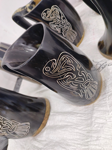 Corne à boire viking faite à la main FAIZA CRAFT, très vendue, pour vin et bière, idéale pour mariages, hôtels et restaurants - Product Image 6