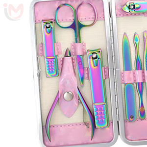 12-piece Infant Manicure Pedicure <b>Kit</b> <b>Nail</b> Scissors Clippers Durable Professional Steel Titanium-coated - Product Image 4