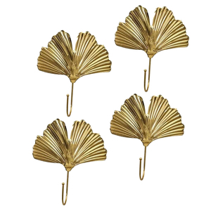 Gancho de pared de hierro fundido vintage, gancho doble resistente para batas, colgador retro amarillo para sombreros y ropa para entrada - Product Image 5