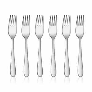 Tenedor de acero inoxidable, cuchara artesanal de acero, tenedor de pasta de acero, utensilios de mesa de alta calidad, los más vendidos - Product Image 5