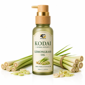 Aceite Esencial de Limoncillo de Tamil Nadu 100% Puro y Natural de Primera Calidad, Destilado al Vapor, para Aromaterapia y Cuidado Facial, Kodai Global Export - Product Image 1