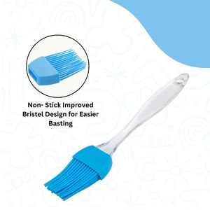 Pinceau de cuisine en silicone de qualité supérieure, résistant à la chaleur, pour la pâtisserie, la cuisson des gâteaux, sans BPA, compatible lave-vaisselle, non toxique - Product Image 3