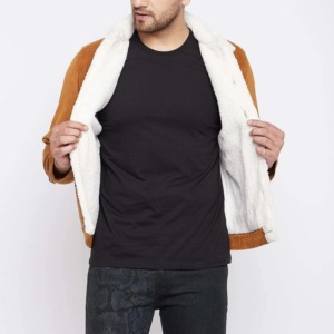 Veste d'hiver en jean respirante et tendance pour homme, design personnalisé de haute qualité, déchirée, boutonnée, col montant, style urbain - Product Image 5