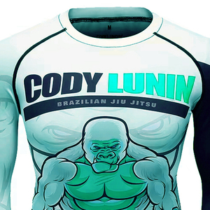 Camiseta Deportiva de Compresión Flexible para BJJ, Camiseta Deportiva Profesional Personalizada para Equipos, Camiseta de Entrenamiento Deportiva de Primera Calidad - Product Image 2