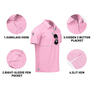 Camiseta Polo de Manga Corta con Botones de Verano de Alta Calidad Personalizada, Camisetas Polo de Punto de Algodón para Hombre al por Mayor, Camiseta Polo de Color Sólido - Product Image 4