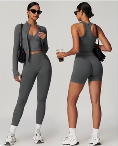 Leggings de yoga sin costuras de cintura alta con logotipo personalizado de calidad premium a precio mayorista RTS para producción en masa para mujeres AS-YL-05 - Product Image 1