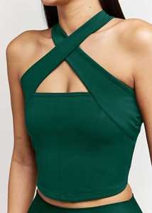 Hot Sale Women's Fitness Sports <b>Bra</b> High Quality 4 Way <b>Stretch</b> Breathable Eco-Friendly Medium Elasticity XS Customizable Front - Product Image 2