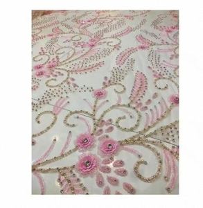 Collection de Tissus Brodés de Luxe pour Boutique, Tissus à Paillettes de Luxe pour Tenues de Mariage, Exportateur Indien à Prix Abordable - Product Image 1