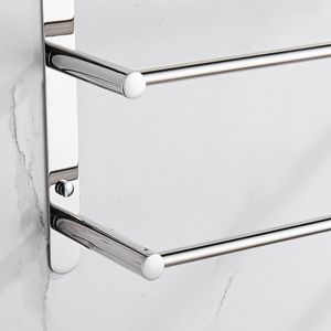 Set di Accessori per Bagno in Acciaio Inox SUS304 a Tre Livelli, Lucidato a Mano con Finitura a Specchio, Include Portasciugamani - Product Image 3