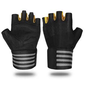 High Quality Gym Workout Fitness Liquid Silicone Shock Absorber Gloves Weightlifting Training Sports Gloves with OEM Service - Product Image 2