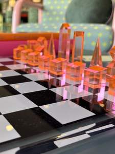 แผ่นอะคริลิกใสเงางามพร้อมลายตารางแบบฝ้า — ตัวเลือกตกแต่งที่ดีเยี่ยมพร้อมความโดดเด่นในสไตล์ทันสมัย - Product Image 4