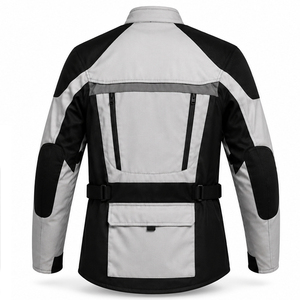 Blouson de moto personnalisé CE Armor Racing en cuir véritable Cadora, respirant, coupe-vent, toutes saisons, pour homme, OEM - Product Image 2