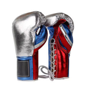 Gants de boxe personnalisés en cuir véritable de haute qualité, unisexes, pour l'entraînement en plein air, respirants, anti-humidité, logo personnalisé - Product Image 6