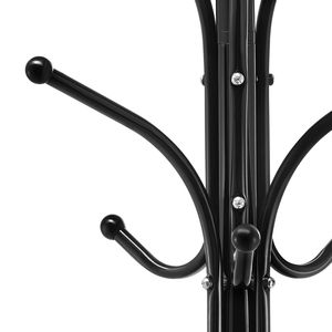 Free Standing Coat Rack with 6 Hooks Stable Marble Base Freestanding Hall Entryway Coat <b>Tree</b> <b>Stand</b> - Product Image 4