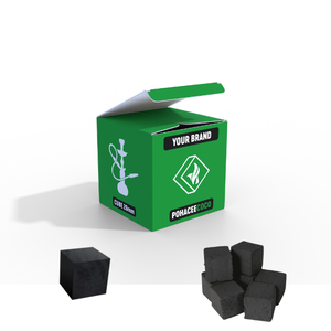 Premium Shisha Charcoal Hookah Made 100% Indonesia Natural Coconut Shell Briquette OEM Private Label Low Ash Long Burning - Product Image 1