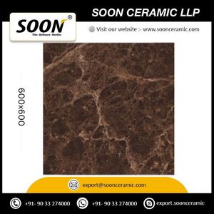 Best Selling Digital Printed Great Emperador 600x600 Matte Porcelain Floor Tiles Rustic Design Non-Slip Exterior Use From India - Product Image 3
