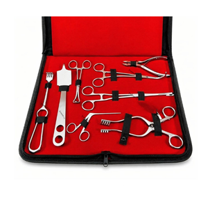 Ensemble d'instruments manuels professionnels de qualité supérieure, kit d'outils médicaux, chirurgie orthopédique de la colonne vertébrale et des os, acier inoxydable chirurgical - Product Image 1