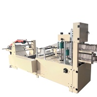 Máquina de Alta Velocidad para Grabado y Plegado de Servilletas con Motor PLC 300, Impresión a Dos Colores, Equipo de Producción de Servilletas Cuadradas