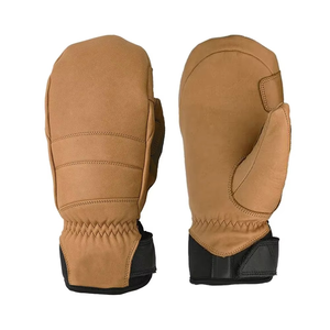 Gants de ski en cuir pour snowboard et ski, imperméables, isolés, design à doigts complets, ajustement sécurisé du poignet, utilisation en extérieur en hiver - Product Image 5