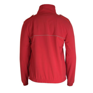 Jimieson Apparel Men's <b>Red</b> Polyester Puffer <b>Jacket</b> <b>Waterproof</b> Windproof Casual Winter Coat Regular Sleeve Solid Color Zipper - Product Image 6