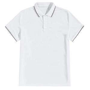 Polo de Manga Corta para Hombre, Color Sólido, Algodón Piqué, Corte Regular, Estilo Casual, Verde Oliva, Diseño con Botones, Tejido de Punto, Último Modelo 2026 - Product Image 2