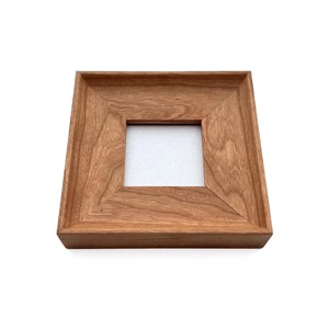 Wooden Square <b>Photo</b> <b>Frame</b> Hand Crafted Acacia Wooden Picture <b>Frame</b> Cherry <b>Small</b> and simple Picture <b>Photo</b> <b>Frame</b> <b>Small</b> Size - Product Image 2