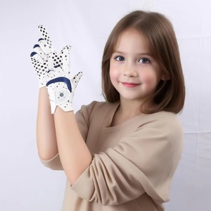 Guantes de Golf de Cuero Genuino Blanco Premium Más Vendidos, Correa de Muñeca Ajustable, Antideslizantes para Hombre, Tela Suave y Transpirable, Agarre Cómodo - Product Image 4