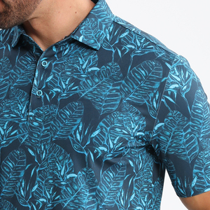 Polo de sport décontracté à manches courtes pour homme, respirant, en coton, coupe classique, impression personnalisée, vêtements d'été - Product Image 6