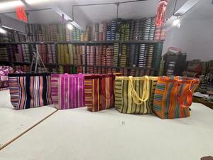 Large Eco-Friendly Recycled nylon Indian market Zipper Bags Reusable Sustainable <b>Plastic</b> Bags Bulk Supply India Model PP Woven - Product Image 3