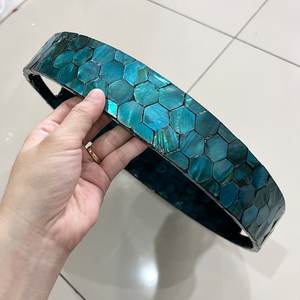 ถาดเก็บของเปลือกหอยมุกสีน้ำเงินเข้มเคลือบเงาสำหรับตกแต่งโต๊ะกาแฟ - Product Image 3