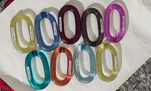 Cadena de Eslabones de Resina Epoxi, Decoración de Pared Artística, para Colgar en la Pared Personalizada, Cadena de Eslabones de Resina Multicolor - Product Image 4