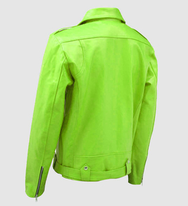 แจ็กเก็ตหนังสำหรับผู้ชายแจ็กเก็ตหนังสำหรับผู้ชายแจ็กเก็ตแนวสตรีทแจ็กเก็ตแบบมีซิปดีไซน์ตามสั่ง - Product Image 2