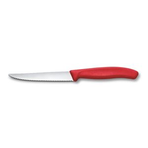 Cuchillos para carne y pizza con hoja dentada de acero inoxidable, mango ergonómico, utensilios de corte multiusos para carne y servicio de alimentos - Product Image 1