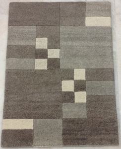 Alfombra geométrica abstracta de lujo-Alfombra indo-nepalí hecha a mano para mayoristas - Product Image 2