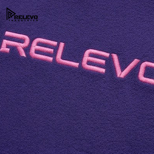 Sudaderas con Capucha Personalizadas para Hombre, Tricolor, de Felpa Gruesa, Talla Grande, Color Morado Oscuro, Lila, Magenta, Rosa, Manga Raglán, Logotipo 3D en Relieve, Ropa Casual - Product Image 4