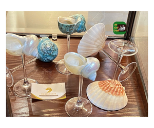 Cheap Seashell <b>Wine</b> Glass Elegant Polished Real Seashell Glass <b>Goblet</b> Cocktail for Glass Bar Wedding Decor Gift Classic Handmade - Product Image 6