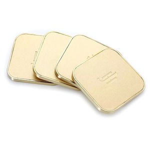 Posavasos de Metal con Diseño Elegante, Alfombrillas para Tazas de Té, Precio al por Mayor, Artesanía, Artículos de Mesa, Vajilla - Product Image 1