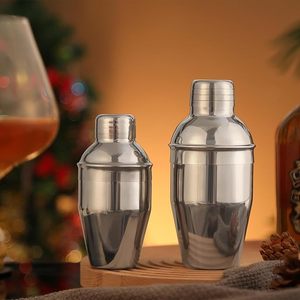 8.4oz Stainless Steel Cocktail Shaker with Strainer Leakproof Martini Mixer for Home <b>Bar</b> Bartender Tools <b>Drink</b> Making Wholesale - Product Image 5